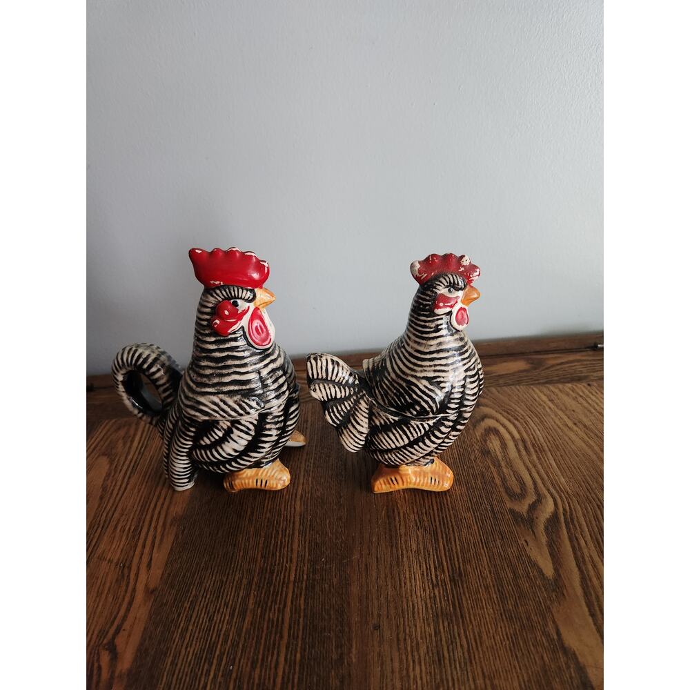 Vtg Relco Hen&Rooster S/P Shakers
Cream Sugar Bowl